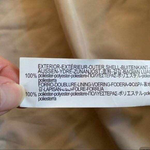 Zara Brown Teddy Bear Lined Cozy Coat Jacket Small collared - Picture 9 of 10